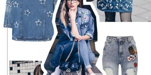 Beitragsbild des Blogbeitrags Blogger Outfits: 10 Denim Looks mit Patches und Stickereien!
