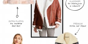 Beitragsbild des Blogbeitrags Die schönsten Shearling Pilotenjacken auf einen Blick!
