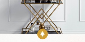Beitragsbild des Blogbeitrags Barwagen Styling: die schönsten Ideen + Deko Must-haves!