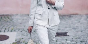 Beitragsbild des Blogbeitrags Mein Business Outfit – der moderne Hosenanzug fürs Office!