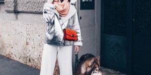 Beitragsbild des Blogbeitrags Mein Culotte Outfit im Winter mit Schnee-Boots und Pilotenjacke
