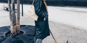 Beitragsbild des Blogbeitrags Winter Outfit mit Ledermantel und Isabel Marant Nowles Boots 