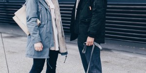 Beitragsbild des Blogbeitrags Unser Pärchen Outfit mit Fake Fur Parkas im Sporty-Chic Style!