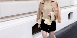 Beitragsbild des Blogbeitrags How to style: So trägt man Button Up Skirts im Alltag!