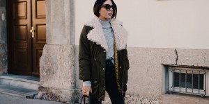 Beitragsbild des Blogbeitrags Winter Outfit mit Skinny Jeans und weißen Boots + der perfekte Parka für kalte Tage! 