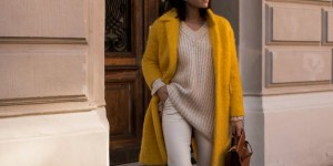 Beitragsbild des Blogbeitrags Für mehr Farbe im Alltag: So kombiniere ich meinen gelben Mantel! 
