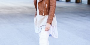 Beitragsbild des Blogbeitrags Weiße Boyfriend Jeans, Rollkragen Pullover und Rockstuds von Valentino 