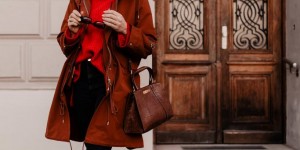 Beitragsbild des Blogbeitrags Parka-Outfit mit Rollkragenpullover, Skinny Jeans und Leo-Stiefeletten