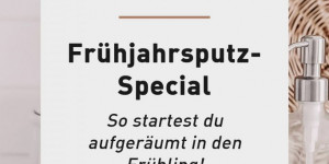 Beitragsbild des Blogbeitrags Frühjahrsputz-Special: So startest du aufgeräumt in den Frühling!  