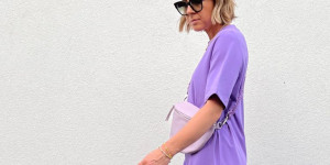 Beitragsbild des Blogbeitrags Lila kombinieren: So stylst du die Trendfarbe im Alltag!