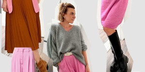 Beitragsbild des Blogbeitrags Pink kombinieren: 3 schöne Outfit-Ideen für den Herbst