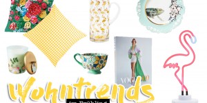 Beitragsbild des Blogbeitrags Wohntrends im Frühling: Leuchtende Farben und tolle Prints 