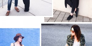 Beitragsbild des Blogbeitrags Weekly Wardrobe Review: BCBG Kleid, flared Jeans, Plateau Sneaker, Beuteltasche mit Fransen 