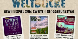 Beitragsbild des Blogbeitrags Geburtstag – 2 Jahre Weltblicke 