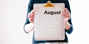 Beitragsbild des Blogbeitrags Freebie Kalender zum ausdrucken August 2018 
