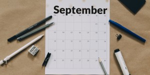 Beitragsbild des Blogbeitrags Freebie Kalender zum ausdrucken September 2018