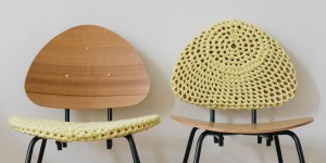 Beitragsbild des Blogbeitrags Søstrene Grene Stühle* umhäkeln & Erinnerungen an die Schulzeit