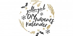 Beitragsbild des Blogbeitrags yellowgirls DIY Adventskalender – 24 Anleitungen für selbstgemachten Christbaumschmuck