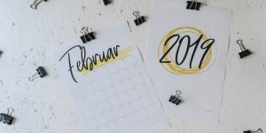 Beitragsbild des Blogbeitrags Freebie Kalender 2019 – Februar