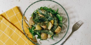 Beitragsbild des Blogbeitrags Kartoffel-Bohnensalat mit Thymian: cook it your way