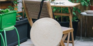 Beitragsbild des Blogbeitrags Runde DIY Strohtasche Teil 2: Ikea Hack