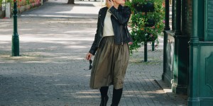 Beitragsbild des Blogbeitrags Herbsttrend: Hoodie mit Midirock