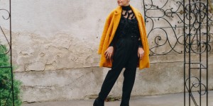 Beitragsbild des Blogbeitrags Wintertrend: Teddy-Mantel in knalligen Farben