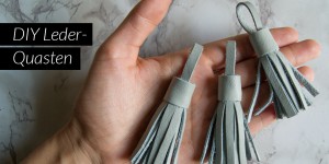 Beitragsbild des Blogbeitrags DIY Leder- Quasten