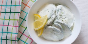 Beitragsbild des Blogbeitrags Gurkensalat – Mizeria 