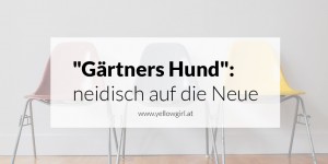 Beitragsbild des Blogbeitrags Gärtners Hund“ oder besser gesagt: neidisch auf die Neue 4
