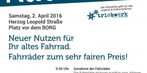 Beitragsbild des Blogbeitrags 2. April: Neustädter Radbazar 