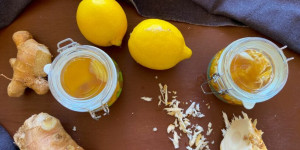 Beitragsbild des Blogbeitrags Ingwer-Zitronenhonig und Meerrettichhonig | Erkältung? Vorsorgen und gesund werden 