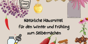 Beitragsbild des Blogbeitrags Natürliche Hausmittel für den Winter im Übergang zum Frühling zum Selbermachen 