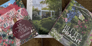 Beitragsbild des Blogbeitrags Buchverlosung: 3 grenzgeniale Bücher, um die die schönsten Gärten 