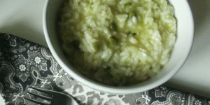 Beitragsbild des Blogbeitrags Ein Frühlingsrisotto mit einem Schuss Bärlauch