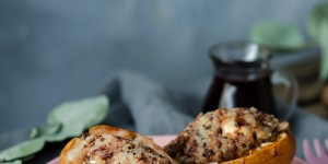 Beitragsbild des Blogbeitrags {Rezept} Bratbirne mit süßem Quinoa tricolore | Bambusgeschirr von Zuperzozial