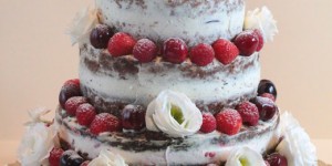 Beitragsbild des Blogbeitrags Naked Cake, ist sie nicht wunderschön?