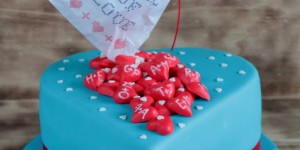 Beitragsbild des Blogbeitrags Valentinstag Herzentorte für den Liebsten