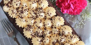 Beitragsbild des Blogbeitrags Ricotta Schokoladen Kuchen.....Genuss ist jede Sünde wert! 
