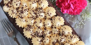 Beitragsbild des Blogbeitrags Ricotta Schokoladen Kuchen.....Genuss ist jede Sünde wert!