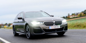 Beitragsbild des Blogbeitrags Der frisch geliftete BMW 530d xDrive Touring im Test!