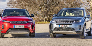 Beitragsbild des Blogbeitrags Die Plug-in-Varianten von Range Rover Evoque & Discovery Sport im 1. Test!