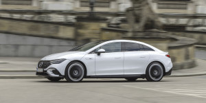 Beitragsbild des Blogbeitrags Der Mercedes-AMG EQE 43 4MATIC im Test!