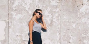 Beitragsbild des Blogbeitrags Herbst Business Outfit – Cognac, Blau & Grau