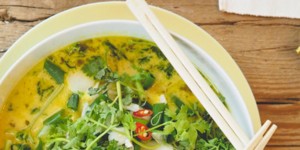 Beitragsbild des Blogbeitrags It´s Kürbis Laksa Time – Zeit für asiatisches Essen 