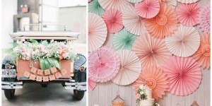 Beitragsbild des Blogbeitrags Hochzeitsdekoration Inspiration Mint & Rosa