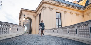 Beitragsbild des Blogbeitrags Blue for the evening at Casino Baden – Outfit
