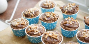 Beitragsbild des Blogbeitrags Schoko-Soletti-Muffins | Auftakt zum Muffin-Monat.
