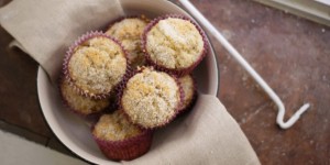 Beitragsbild des Blogbeitrags Vegane Mango-Kokos-Muffins | meine Hommage an Bali. 