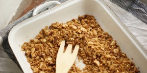 Beitragsbild des Blogbeitrags Veganes Nuss-Granola | Dedicated #3 